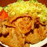 豚ロース肉の生姜焼き